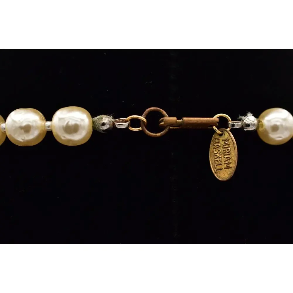 Miriam Haskell Vintage Pearl Beaded 28